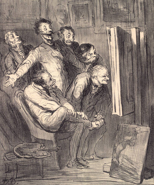 Art Criticism by H.Daumier