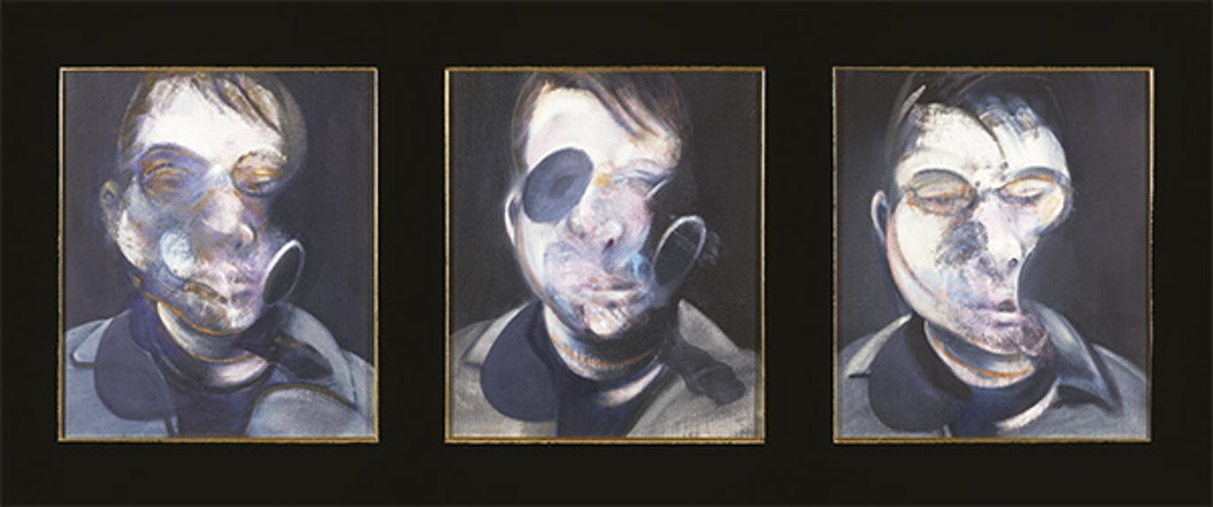 Three Studies for Self-Portrait by Francis Bacon.